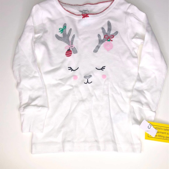 Carter's 3 Piece Reindeer Tutu Set, 24M - Picture 2 of 4